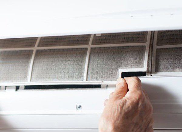 Cleaning Air Conditioner Filter — Air Conditioning Cleaning in Proserpine, QLD